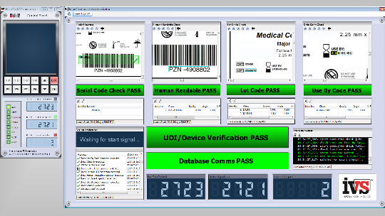 Unique device identifier vision system
