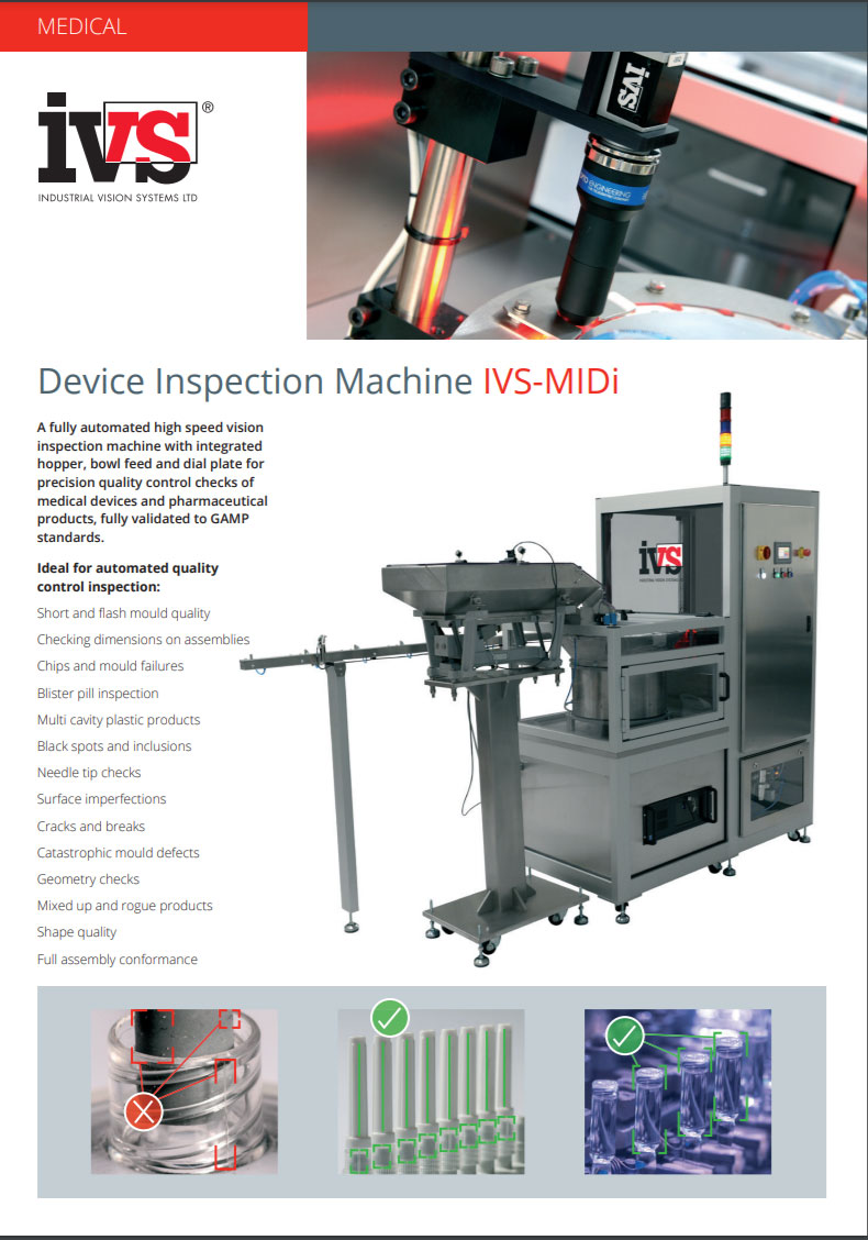 IVS Device Inspection Machine IVS-MIDi Datasheet