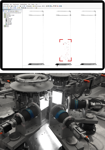 How does machine vision integrate into automotive production processes?